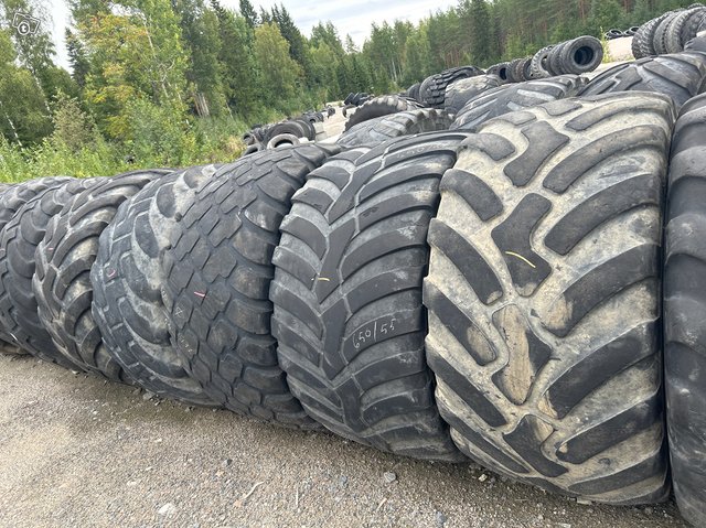 650/55R26.5 käytettyjä renkaita kymmeniä 6