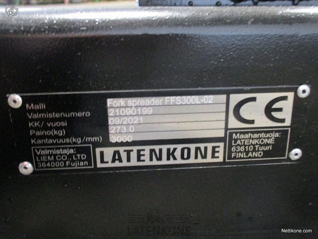 Laten Trukkipiikkien Levityssovite 3000kg 18