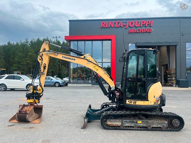 Yanmar Vio 57 / Engcon, 2 kauhaa, Rasvari, kuva 1