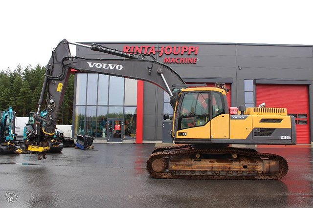 Volvo EC 250 DL / Kallistaja, Pyörittäjä, Rasvari, YM, kuva 1