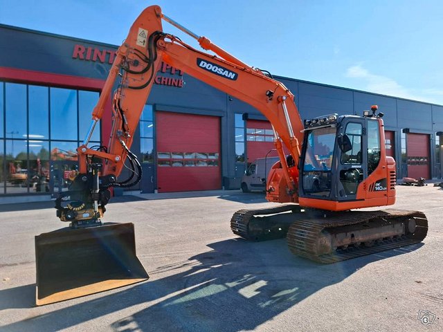 Doosan DX 140 LCR /Engcon, Rasvari, Lämmitin, 2