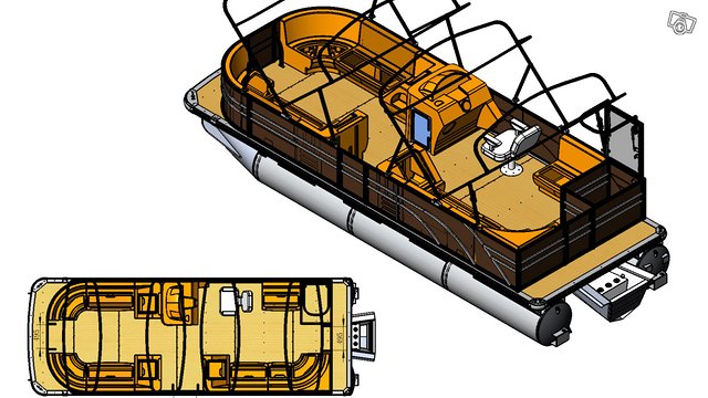 Trapper Pontoon 22 Sundeck 8