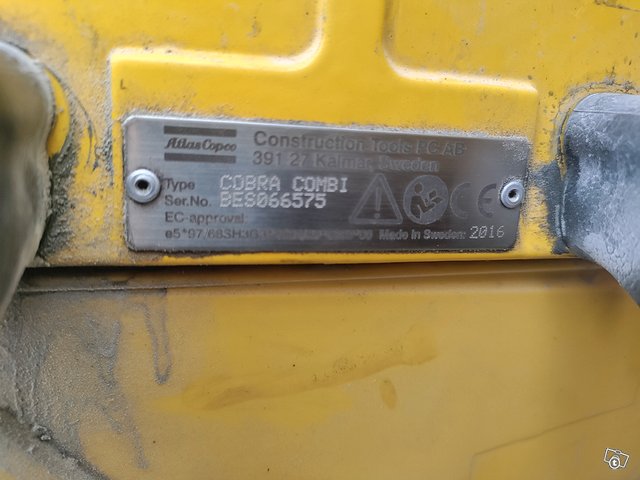 Atlas Copco Cobra Combi poravasara 2