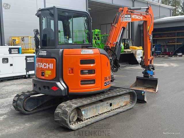 Hitachi ZX 55U-5A Kaivinkone 8