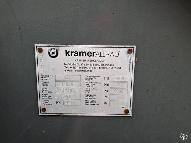 Kramer-allrad 480/ MYYTY, SOLD 9