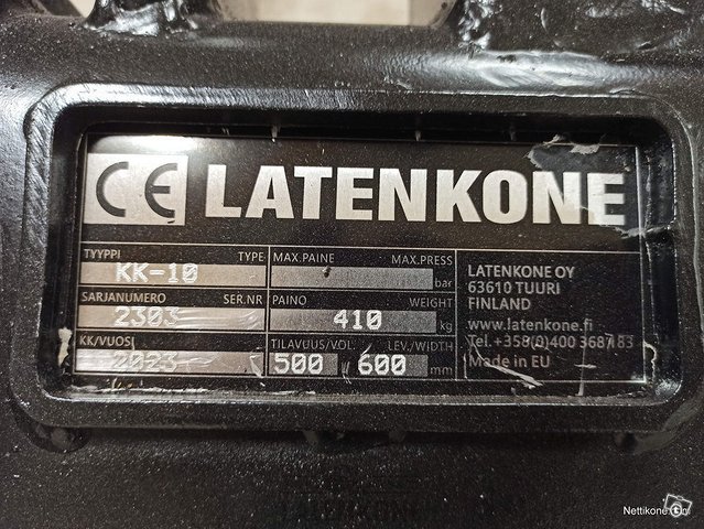 Laten Kuokkakauha 600mm NTP10 9