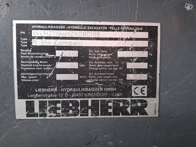 Liebherr R 914 / Myyty, Sold 13