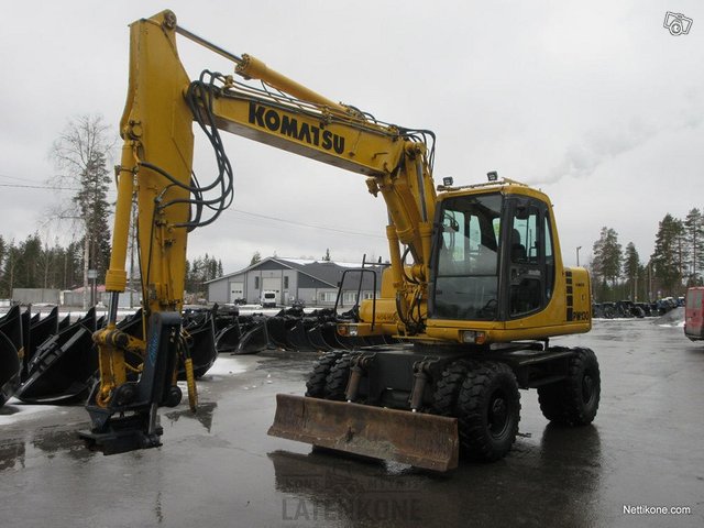 Komatsu PW130-6 Pyöräalustainen Kaivinkone 4