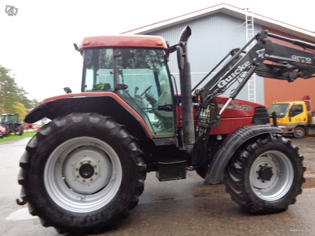 Case IH MX 120 + Kuormaaja 8