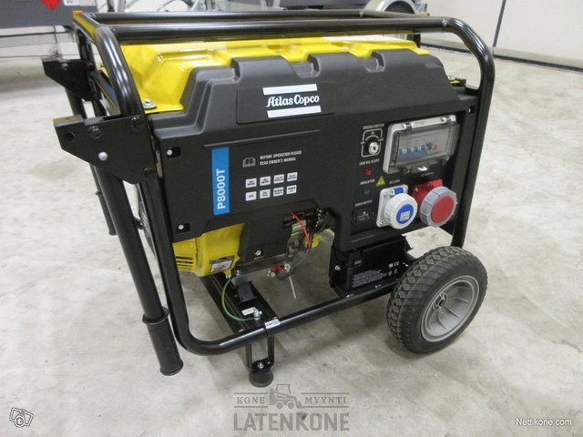 Atlas Copco P8000T AVR Generaattori 13