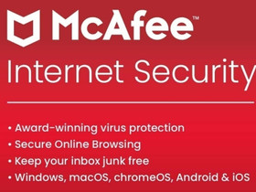 McAfee Internet Security Antivirus 24 10 Laitetta, Tietokoneohjelmat, Tietokoneet ja lisälaitteet, Lappeenranta, Tori.fi