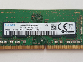 8 GB DDR4 2400T Samsung SO-DIMM muistia, Komponentit, Tietokoneet ja lisälaitteet, Tampere, Tori.fi