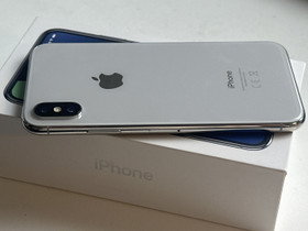 ALE iPhone X 256GB silver - TAKUU 12 kk, Puhelimet, Puhelimet ja tarvikkeet, Espoo, Tori.fi
