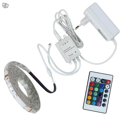 Led valonauha RGB 5M 7,2W/m IP20 Airam led strip, kuva 1