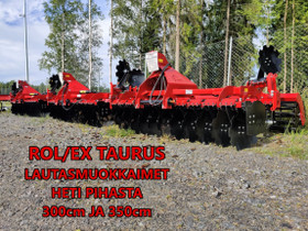 Rol/Ex Taurus lautasmuokkaimet - HETI PIHASSA, Maatalouskoneet, Työkoneet ja kalusto, Urjala, Tori.fi Rol/Ex Taurus lautasmuokkaimet - HETI PIHASSA, Maatalouskoneet, Työkoneet ja kalusto, Urjala, Tori.fi
