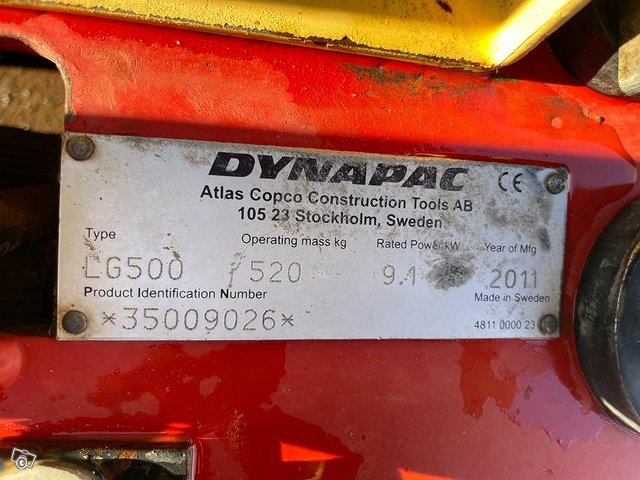 Dynapac LG500 tärylätkä 7