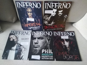 Inferno-lehdet 5 kpl, Imatra/posti, Lehdet, Kirjat ja lehdet, Imatra, Tori.fi
