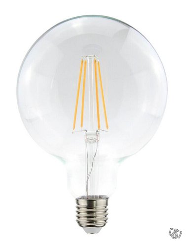 Led filamentti lamppu Airam decor E27 3W G125 822