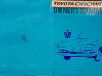Toyota Crown RS 40 62-67 Omistajan kasikirja
