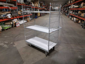 Hyllyvaunu 3-tasoinen 123x64x169 cm, Liikkeille ja yrityksille, Luumäki, Tori.fi Hyllyvaunu 3-tasoinen 123x64x169 cm, Liikkeille ja yrityksille, Luumäki, Tori.fi
