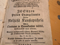 Vanha kirja Armon järjestys autuutehen 1826