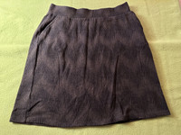 Me&i Wavy Stripe Jacquard Skirt - L