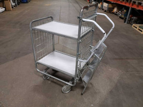 Tikasvaunu 2 hyllyä 90x42x110 cm, Liikkeille ja yrityksille, Luumäki, Tori.fi Tikasvaunu 2 hyllyä 90x42x110 cm, Liikkeille ja yrityksille, Luumäki, Tori.fi