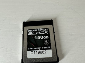 Delkin Black CFExpress Type B 150GB, Valokuvaustarvikkeet, Kamerat ja valokuvaus, Vantaa, Tori.fi