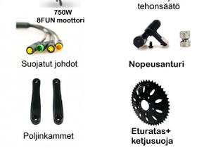 250W, 750W tai 1000W;n E-SPIN muunnossarja, Sähköpyörät, Polkupyörät ja pyöräily, Kerava, Tori.fi 250W, 750W tai 1000W;n E-SPIN muunnossarja, Sähköpyörät, Polkupyörät ja pyöräily, Kerava, Tori.fi