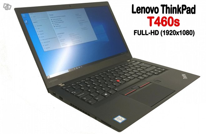Lenovo Ultrabook T460s / FHD-IPSKosketusnytt / 256gb M2. SSD