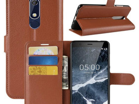 Nokia 5.1 (2018) Lompakkokotelo Ruskea, Puhelintarvikkeet, Puhelimet ja tarvikkeet, Pori, Tori.fi Nokia 5.1 (2018) Lompakkokotelo Ruskea, Puhelintarvikkeet, Puhelimet ja tarvikkeet, Pori, Tori.fi