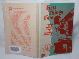 First Things First Paul Streeten kirja, Muut kirjat ja lehdet, Kirjat ja lehdet, Vantaa, Tori.fi