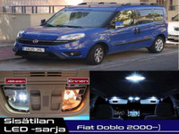 Fiat Doblo Sistilan LED -sarja ;9 -osainen