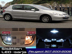 Peugeot 307 Sisätilan LED -sarja ;14 -osainen, Lisävarusteet ja autotarvikkeet, Auton varaosat ja tarvikkeet, Oulu, Tori.fi