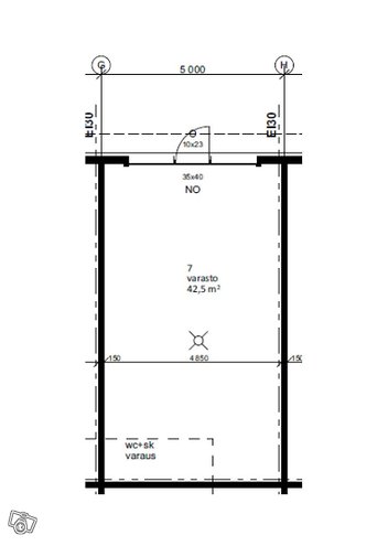 Halliosake Kajaanista 42,5 m2