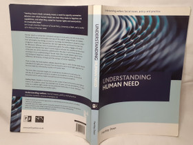 Understanding Human Need Hartley Dean kirja, Muut kirjat ja lehdet, Kirjat ja lehdet, Vantaa, Tori.fi