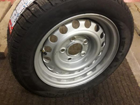 195/50R13C Nankang nastat ja 5x112 13" vanteet, Renkaat ja vanteet, Liminka, Tori.fi