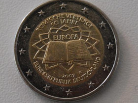 2 Euro Saksa 2007 Rooman sopimus, Rahat ja mitalit, Kerily, Helsinki, Tori.fi