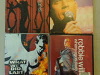 Robbie Williams dvd:t, neljä erilaista, Imatralla