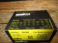 Sako Range 260Rem 6,5g FMJ 50kpl