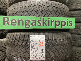 225/55R17 Michelin kytetyt nastarenkaat , Renkaat ja vanteet, Vantaa, Tori.fi
