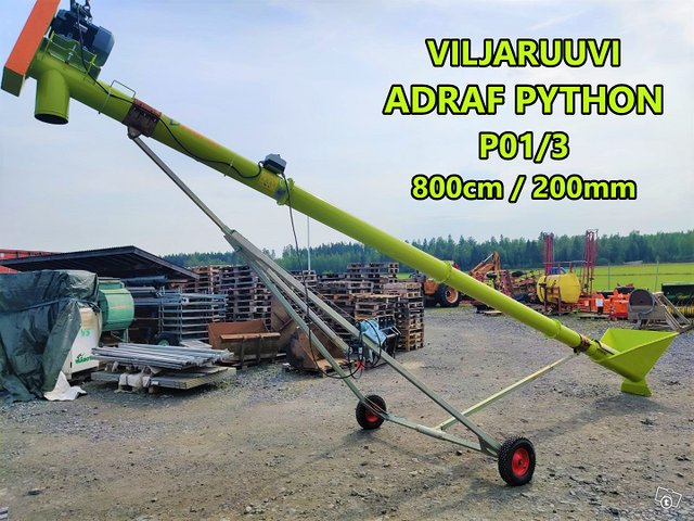 Adraf Python viljaruuvi - 800cm - 200mm - VIDEO 1