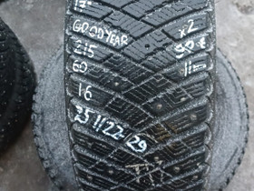 215/60/R16 hyvt talvirenkaat Goodyear , Renkaat ja vanteet, Espoo, Tori.fi