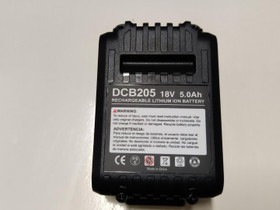 Dewalt 18V 5Ah DCB205 tarvikeakku, Sähkötarvikkeet, Rakennustarvikkeet ja työkalut, Jyväskylä, Tori.fi Dewalt 18V 5Ah DCB205 tarvikeakku, Sähkötarvikkeet, Rakennustarvikkeet ja työkalut, Jyväskylä, Tori.fi
