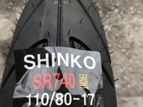 Shinko SR740 110/80-17, Renkaat, Mototarvikkeet ja varaosat, Alavus, Tori.fi