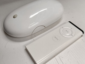 Apple Mighty mouse + kaukosäädin, Oheislaitteet, Tietokoneet ja lisälaitteet, Oulu, Tori.fi