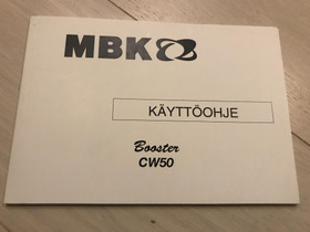 MBK Booster kyttohjekirja, Mopojen varaosat ja tarvikkeet, Mototarvikkeet ja varaosat, Alavus, Tori.fi
