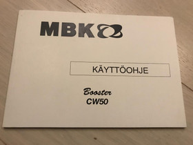 MBK Booster käyttöohjekirja, Mopojen varaosat ja tarvikkeet, Mototarvikkeet ja varaosat, Alavus, Tori.fi MBK Booster käyttöohjekirja, Mopojen varaosat ja tarvikkeet, Mototarvikkeet ja varaosat, Alavus, Tori.fi