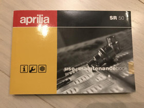 Aprilia SR50 use+maintenancebook, Moottoripyrn varaosat ja tarvikkeet, Mototarvikkeet ja varaosat, Alavus, Tori.fi