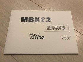 MBK Nitro kyttohjekirja, Mopojen varaosat ja tarvikkeet, Mototarvikkeet ja varaosat, Alavus, Tori.fi